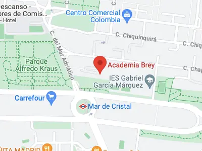 Mapa de la Academia Brey en Samaca