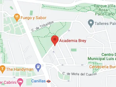 Mapa de la Academia Brey en Trefacio